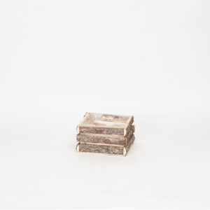 Cassetta quadrata in legno