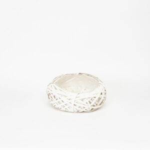 Ciotola bombata in vimini