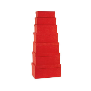 Scatole rettangolari in alcantara