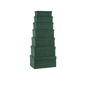 Scatole rettangolari in alcantara