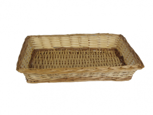 Cesto natalizio in vimini