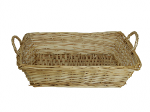 Cesto natalizio in vimini