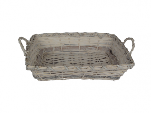 Cesto natalizio in vimini