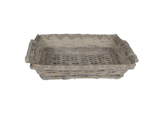 Cesto natalizio in vimini