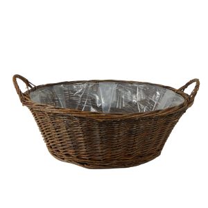 Cesto vimini rotondo in salice