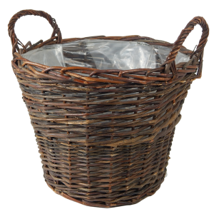 Cesto vimini rotondo in salice