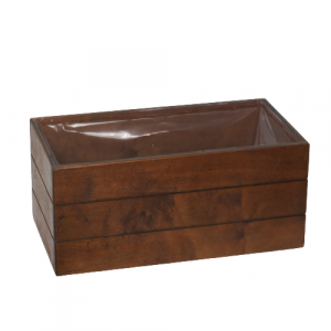 Cassetta in legno per fiori