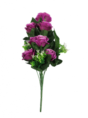 Mazzo frontale di fiori finti cimitero