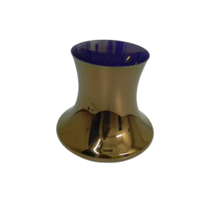 Vaso in vetro ad ampolla con collo largo