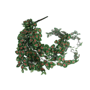 Cascante finto caladium 51 cm
