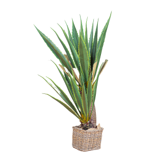 Pianta finta agave con vaso 180 cm
