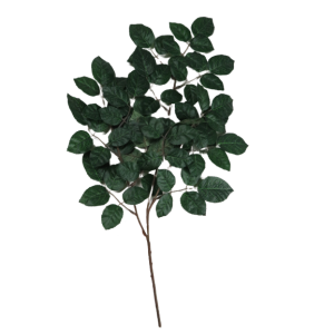 Ramo finto foglie di rosa 60 cm
