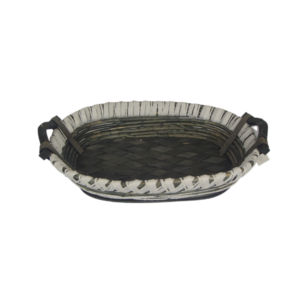 Cesto natalizio in vimini