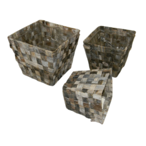 Cesto portavaso in vimini