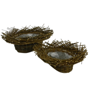 Cesto portavaso in salice