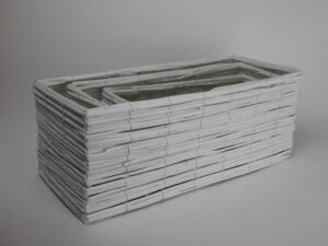 Cesti portavaso in vimini