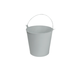 Secchio in latta decorativo