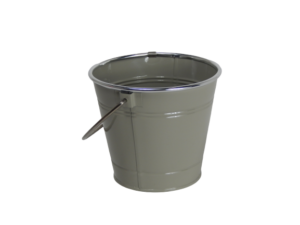 Secchio in latta decorativo