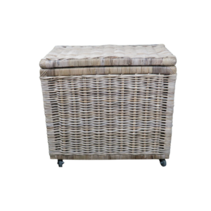 Baule in kubu con ruote shabby chic