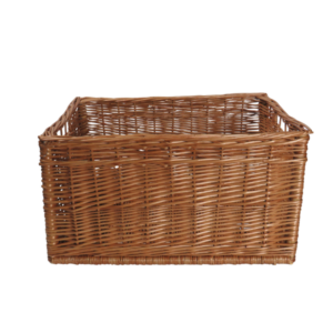 Cesto in vimini con impugnature