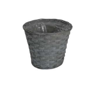 Cesto coprivaso in bambù