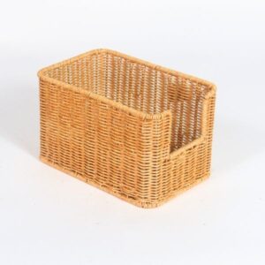 Espositore in vimini sintetico 17x26 cm