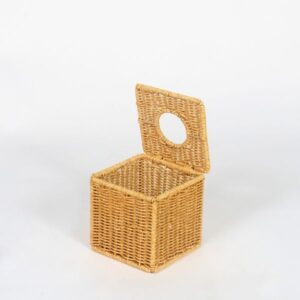 Portatovaglioli in vimini sintetico 14cm