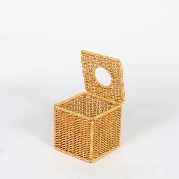Portatovaglioli in vimini sintetico 14cm