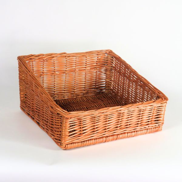 Cesto espositore quadro in vimini 40x40