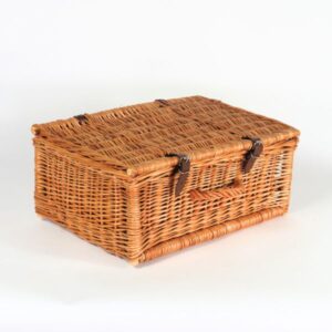 Valigetta picnic in vimini con cinturini