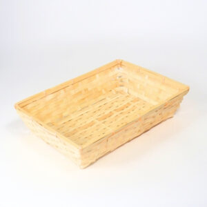 Cesto in bambù naturale 40,5x29,5 cm
