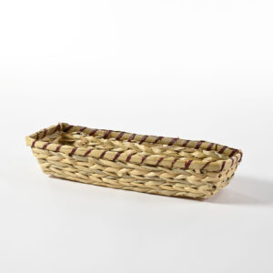 Cesto rettangolare in paviera 40x14 cm