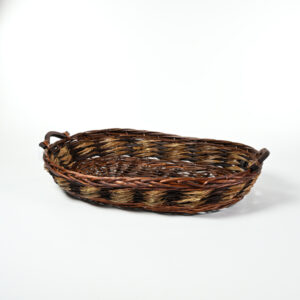 Cesto ovale marrone 70x47 cm