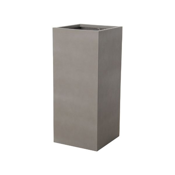 Serie 2 vasi quadri alti in pietra