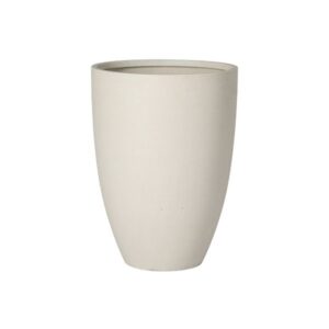 Set vasi tondi in arenaria crema