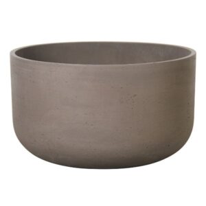 Serie di 3 ciotole tonde in cemento