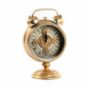 Orologio a ingranaggi in latta