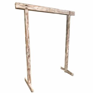Arco in legno naturale