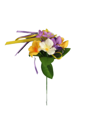 Pick bouquet di fiori finti bomboniere