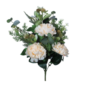 Alternative view of Mazzo frontale con peonia