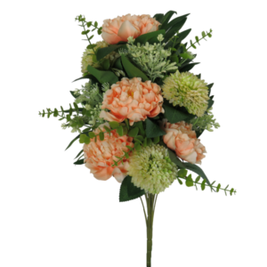 Mazzo frontale con peonia large