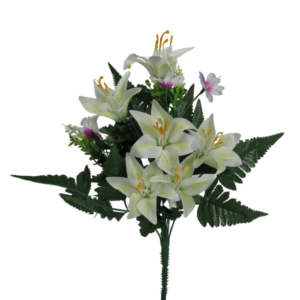 Alternative view of Mazzo frontale con lilium