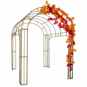 Tunnel dorato in metallo