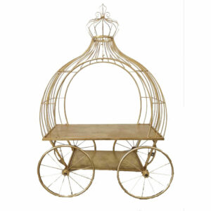 Carrozza oro con ripiano
