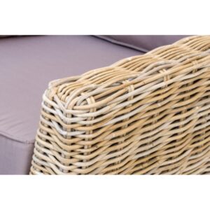 Alternative view of Divano Elba kubu grey 198 cm con cuscini