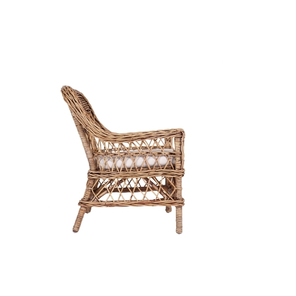 Poltrona Debi in giunco traforato - immagine 3