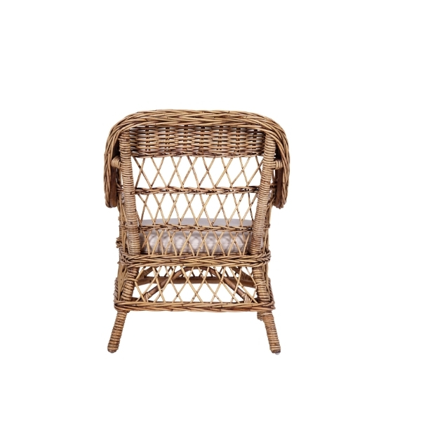 Poltrona Debi in giunco traforato - immagine 4