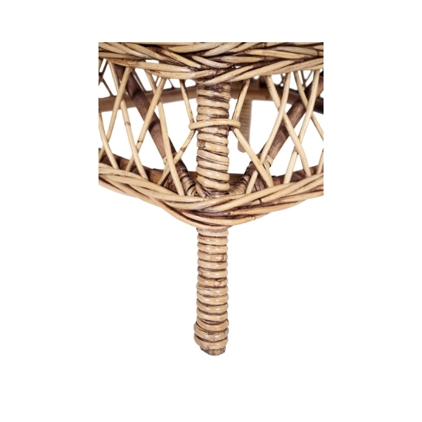 Poltrona Debi in giunco traforato - immagine 5