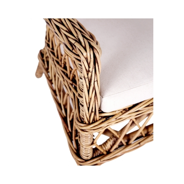 Poltrona Debi in giunco traforato - immagine 6