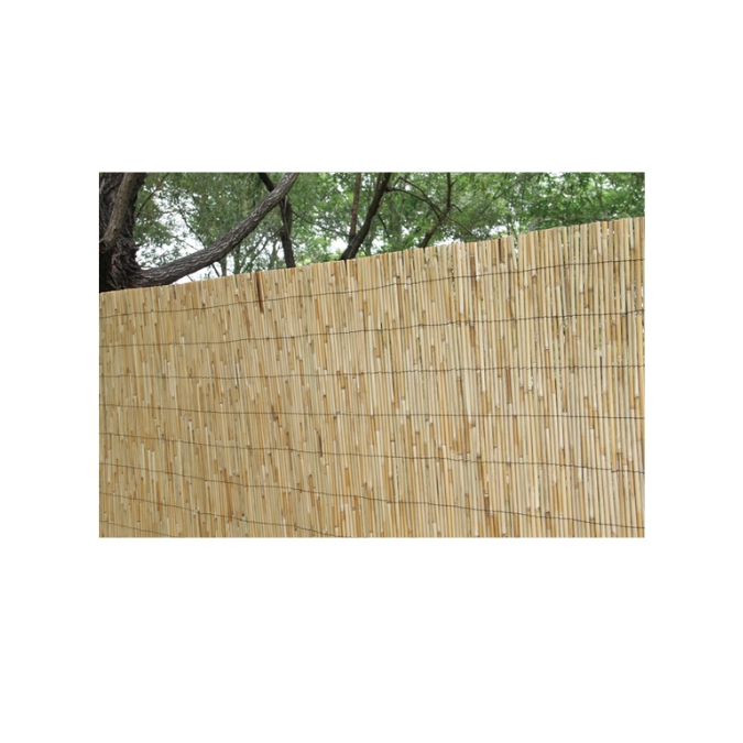 Stuoia Cina naturale con filo di ferro